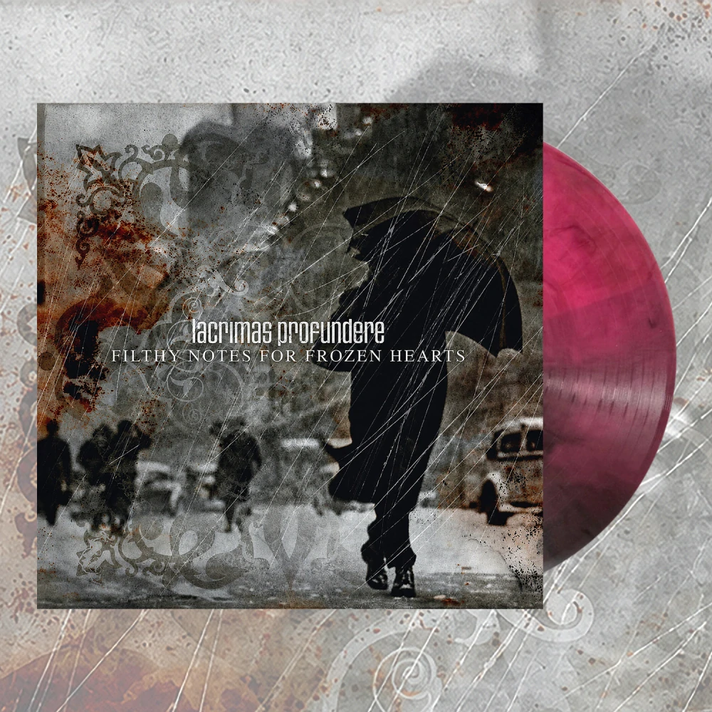 LACRIMAS PROFUNDERE - Filthy Notes For Frozen Hearts – Limited Marbled Pink & Black LP in Gatefold Jacket (250 copies)