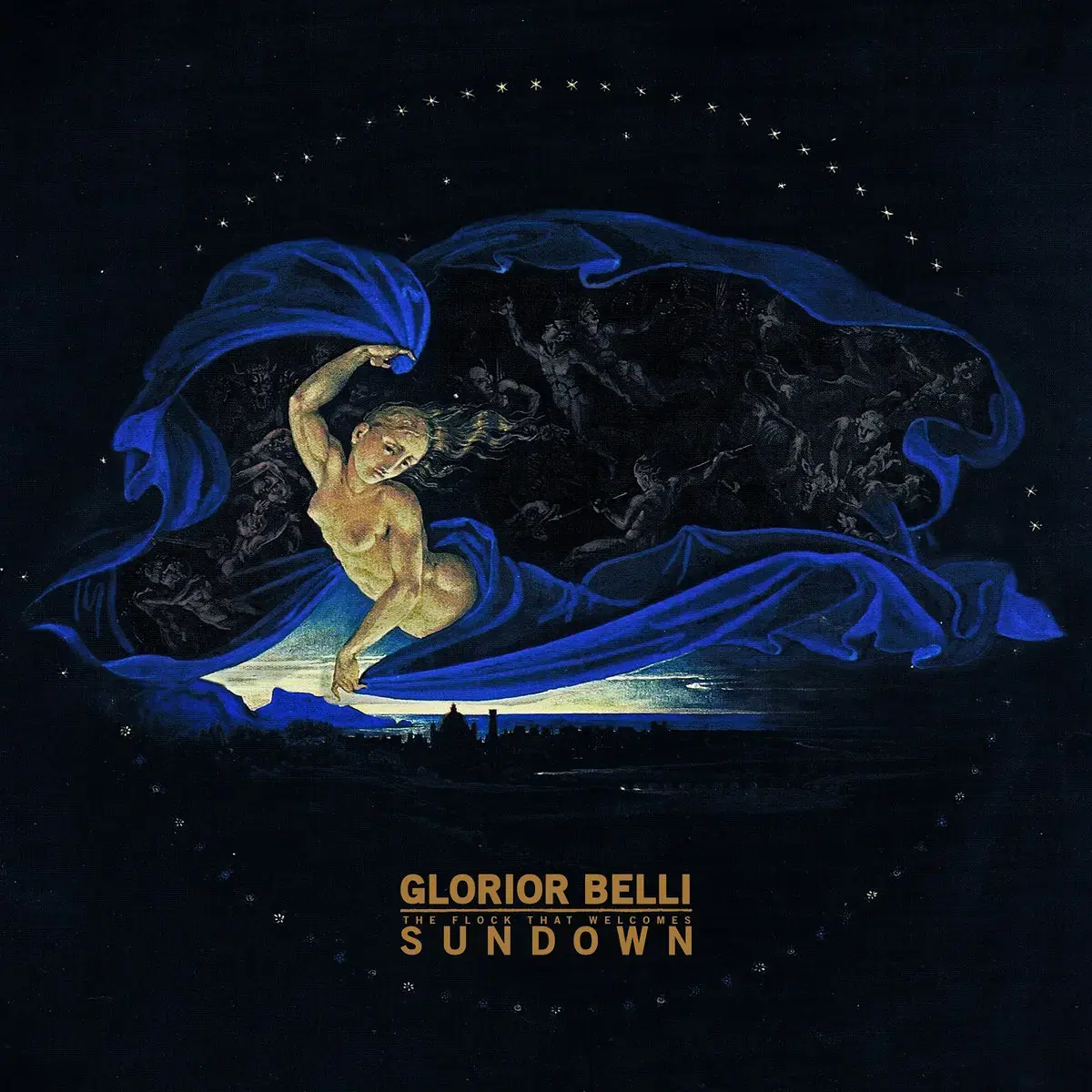 GLORIOR BELLI - Sundown..the flock that welcomes LP black