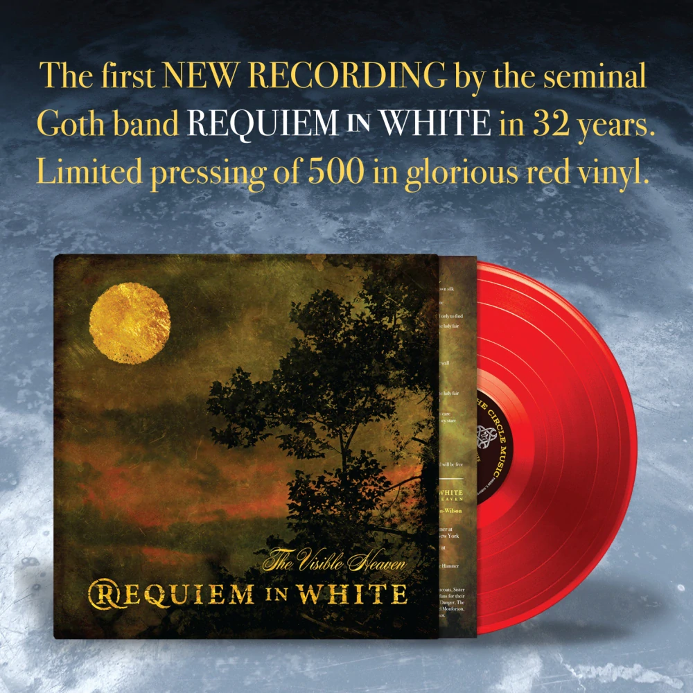 REQUIEM IN WHITE - The Visible Heaven – Limited Red Vinyl with printed inner sleeve (500 copies)