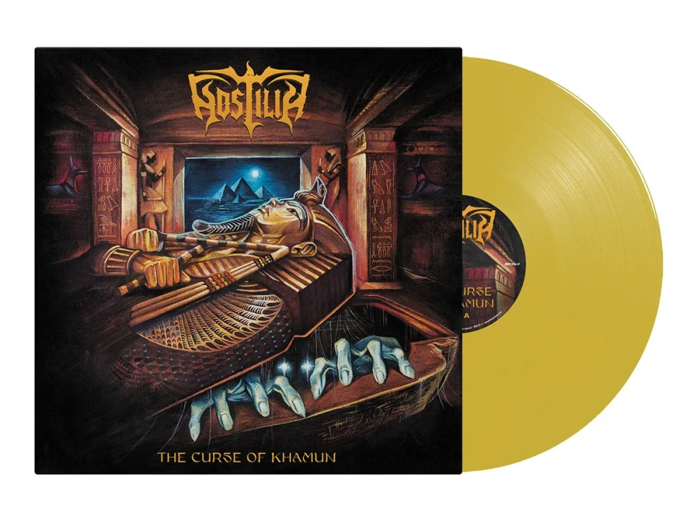 HOSTILIA - The Curse Of Khamun LP (Transparent Yellow Vinyl) 