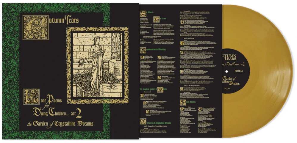 AUTUMN TEARS - Love Poems for Dying Children…Act 2 (The Garden of Crystalline Dreams) – Gold LP with printed inner sleeve (Limited to 250 copies)