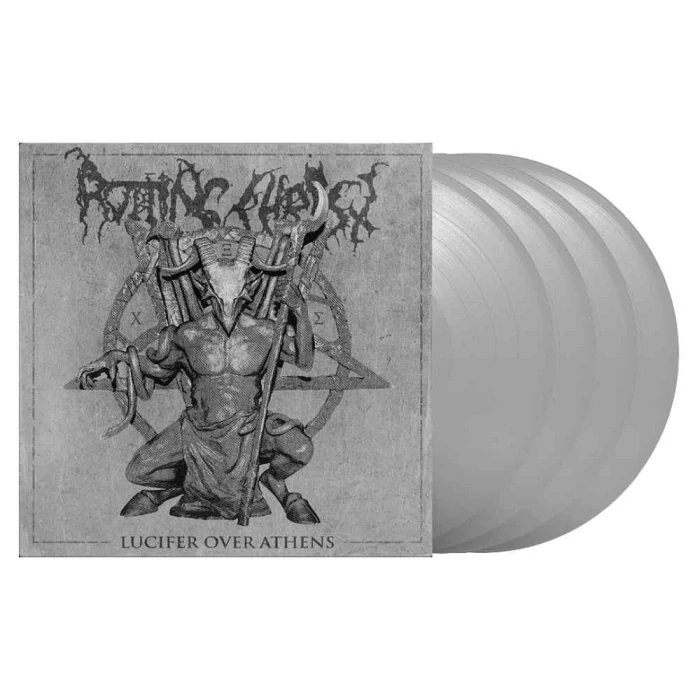 ROTTING CHRIST - Lucifer Over Athens Quadruple Gold Vinyl in Silver Mirror Surface Gatefold (Limited to 500 copies)