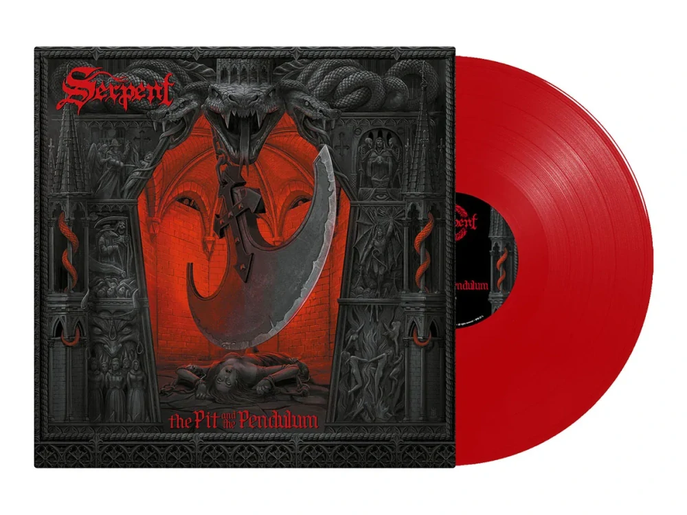 SERPENT - The Pit and the Pendulum LP (Transparent Red Vinyl)