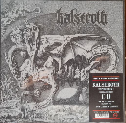KALSEROTH - Sepulcher For The Forgotten – Deluxe edition CD in Triple Gatefold 7′ Format (Limited to 1.000 copies)