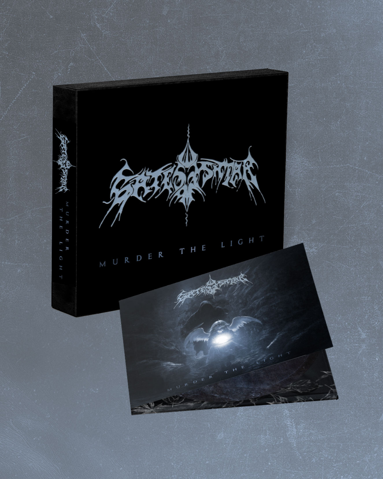 GATES OF ISHTAR - Murder the Light – Limited Luxurious Leather Box embossed in Ice Grey including Digi CD (500 copies)
