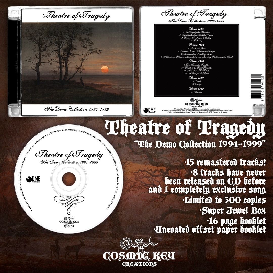 THEATRE OF TRAGEDY - The Demo Collection 1994-1999 CD (15 tracks, 16 page booklet, Super Jewel Box)