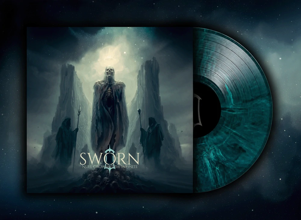 SWORN - Null Crowned the Infinite – Limited Marbled Green Vinyl with printed inner sleeve (500 copies)