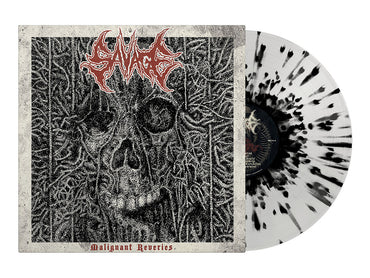 SAVAGE - Malignant Reveries LP (Milky Clear/Black Splatter Vinyl)