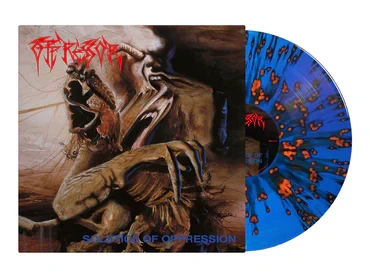OPPRESSOR - Solstice Of Oppression LP (Transparent Blue/Orange Splatter Vinyl)