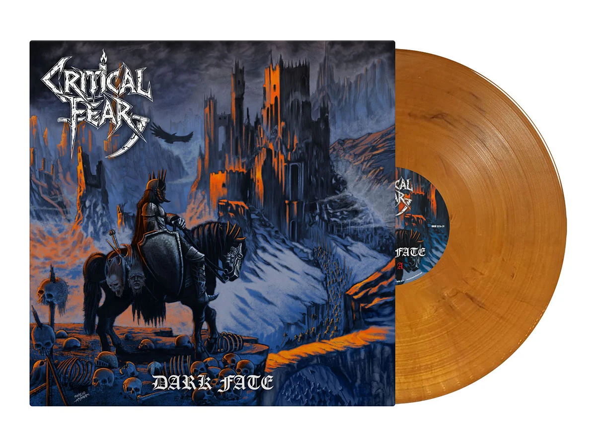 CRITICAL FEAR - Dark Fate LP (Orange/Black Marble Vinyl) 