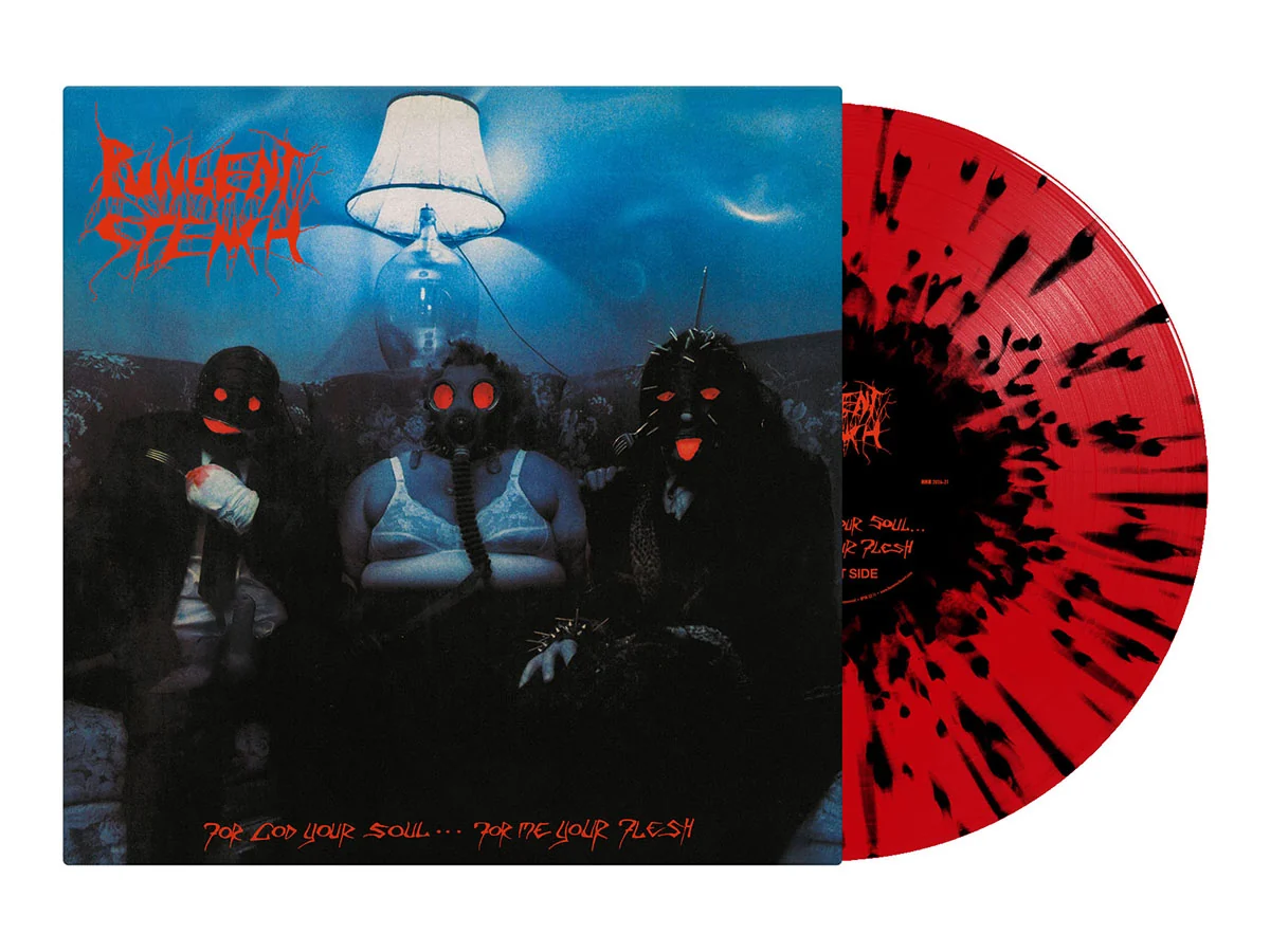 PUNGENT STENCH - For God Your Soul... For Me Your Flesh (Redux) LP (Transparent Red/Black Splatter Vinyl) 