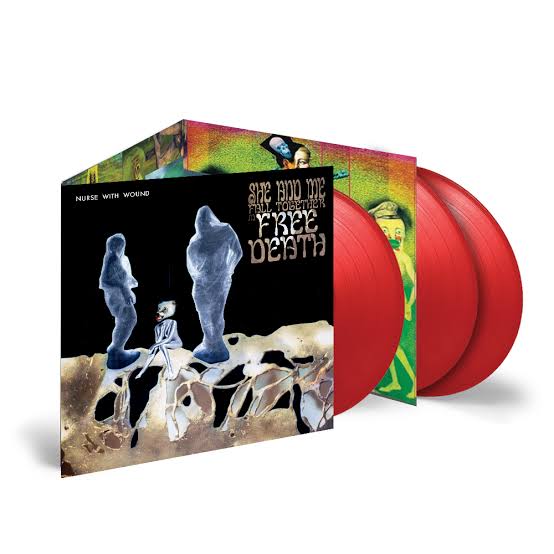 NURSE WITH WOUND - Me And She Fall Together In Free Death – Limited Luxurious Triple Red Vinyl in Triple Gatefold (300 copies)