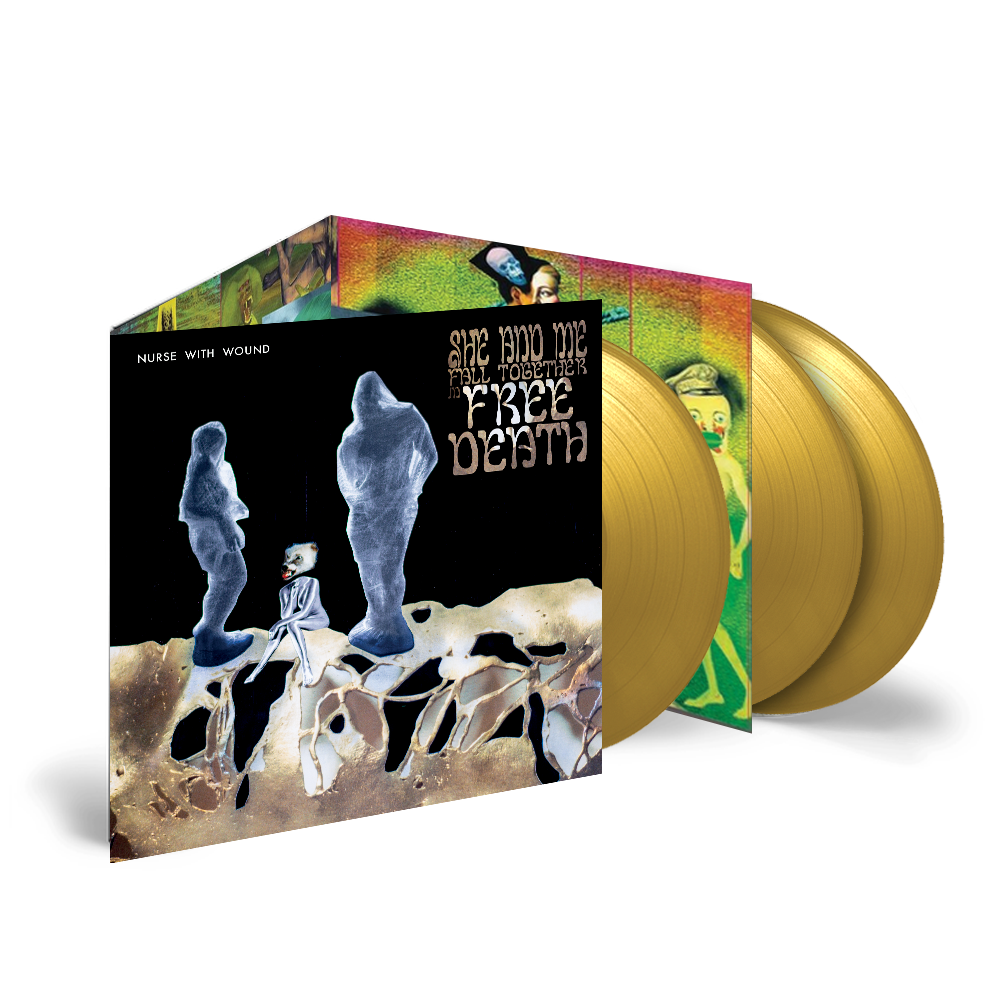 NURSE WITH WOUND - Me And She Fall Together In Free Death – Limited Luxurious Triple Gold Vinyl in Triple Gatefold (300 copies)