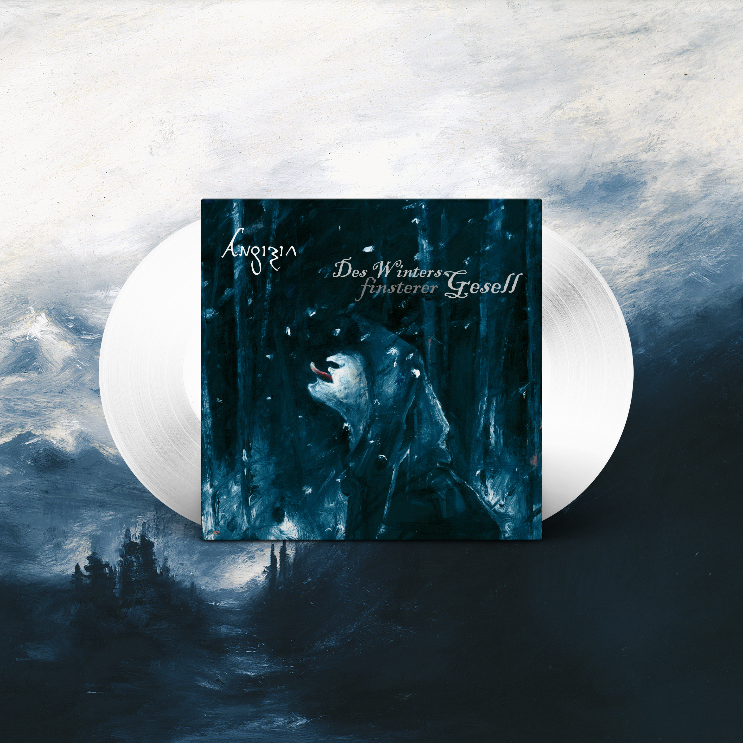 ANGIZIA - Des Winters finsterer Gesell – Limited Double Gatefold White LP with 8 page booklet (250 copies)