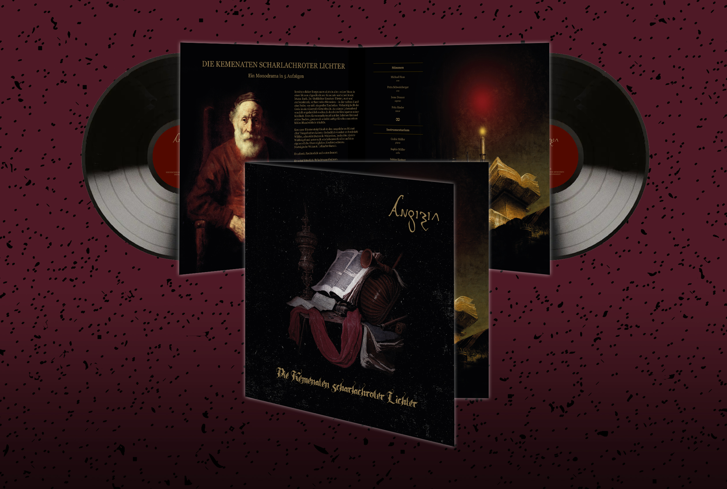 ANGIZIA - Die Kemenaten scharlachroter Lichter – Limited Double Black Gatefold LP (250 copies)