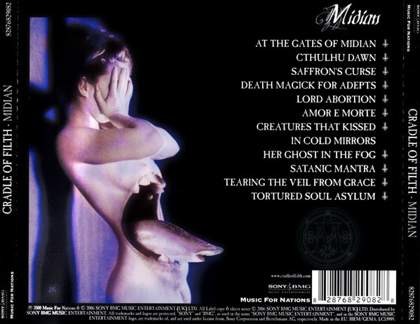 CRADLE OF FILTH - Midian CD