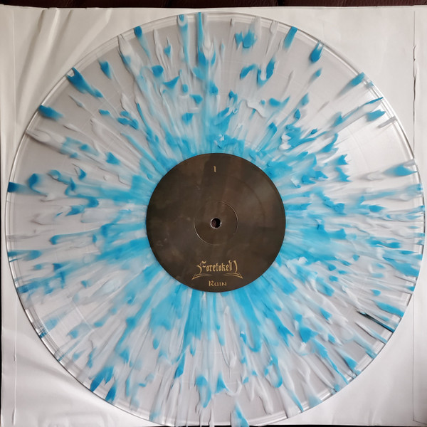 FORETOKEN - Ruin LP clear with ocean blue splatter