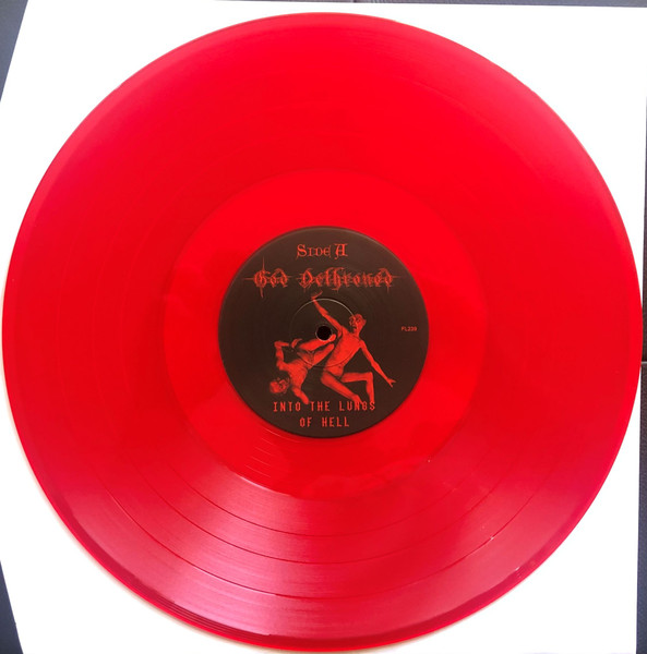 GOD DETHRONED - Into the lungs of hell LP red translucent