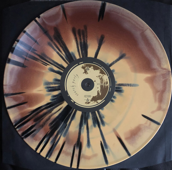 INTERLOPER - Search party LP Limited Edition, Mustard and Brown Swirl w/ Black Splatter