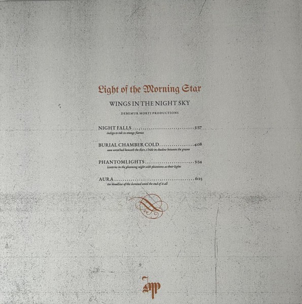 LIGHT OF THE MORNING STAR - Wings of the nightsky LP black