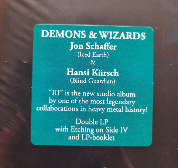 DEMONS A WIZARDS - III. 2LP black