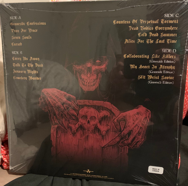 CARNIFEX - Graveside confessions 2LP red a pink swirl with black splatter