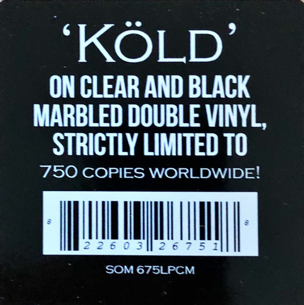 SÓLSTAFIR - Köld 2LP crystal clear black marbled