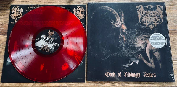 LUCIFERIAN RITES - oath of midnight ashed LP red