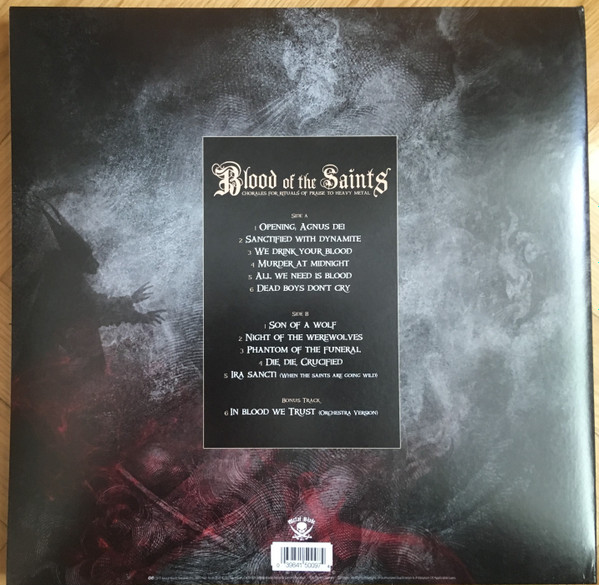 POWERWOLF - Blood of the saints LP red black marble 2020 ltd.300ks
