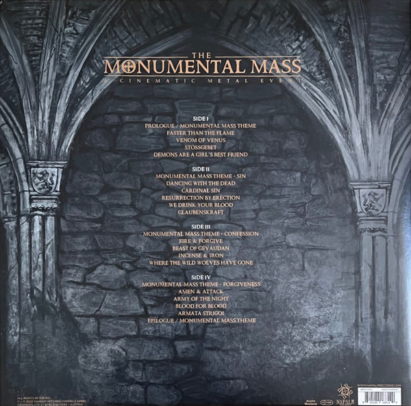 POWERWOLF - The monumental mass 2LP black 2022
