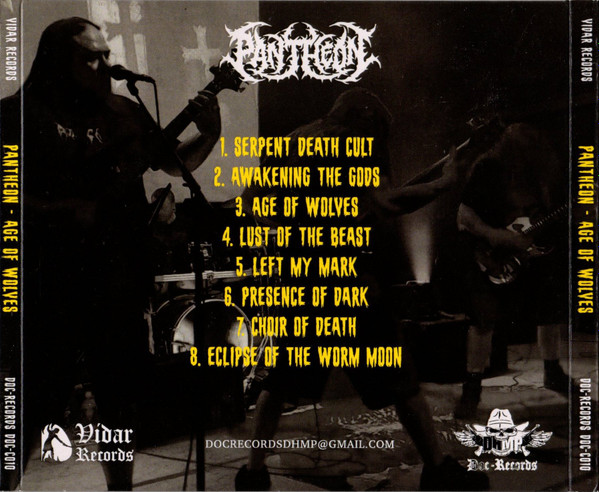 PANTHEON - Age of wolves CD digi pack