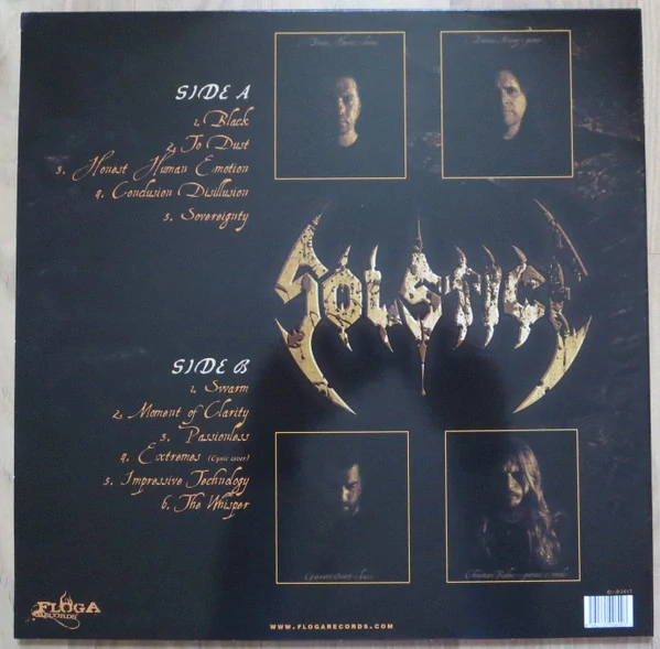 SOLSTICE - To dust LP black