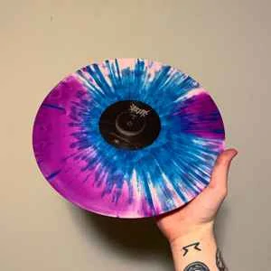 VISCERA - Carcinogenesis LP purple pink blue splatte