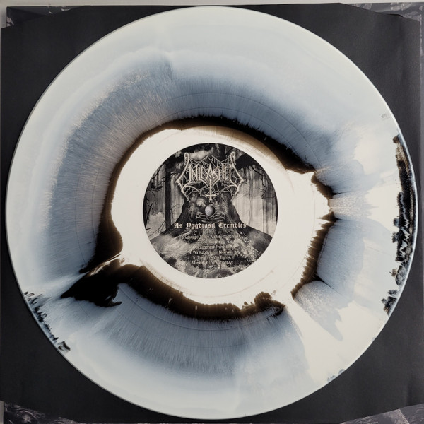 UNLEASHED - As Yggdrasil trembles LP white black marble