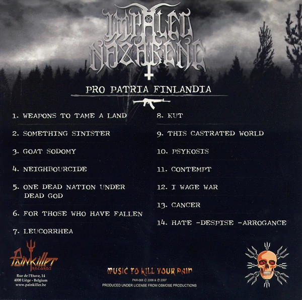 IMPALED NAZARENE - Pro Patria Finlandia LP picture