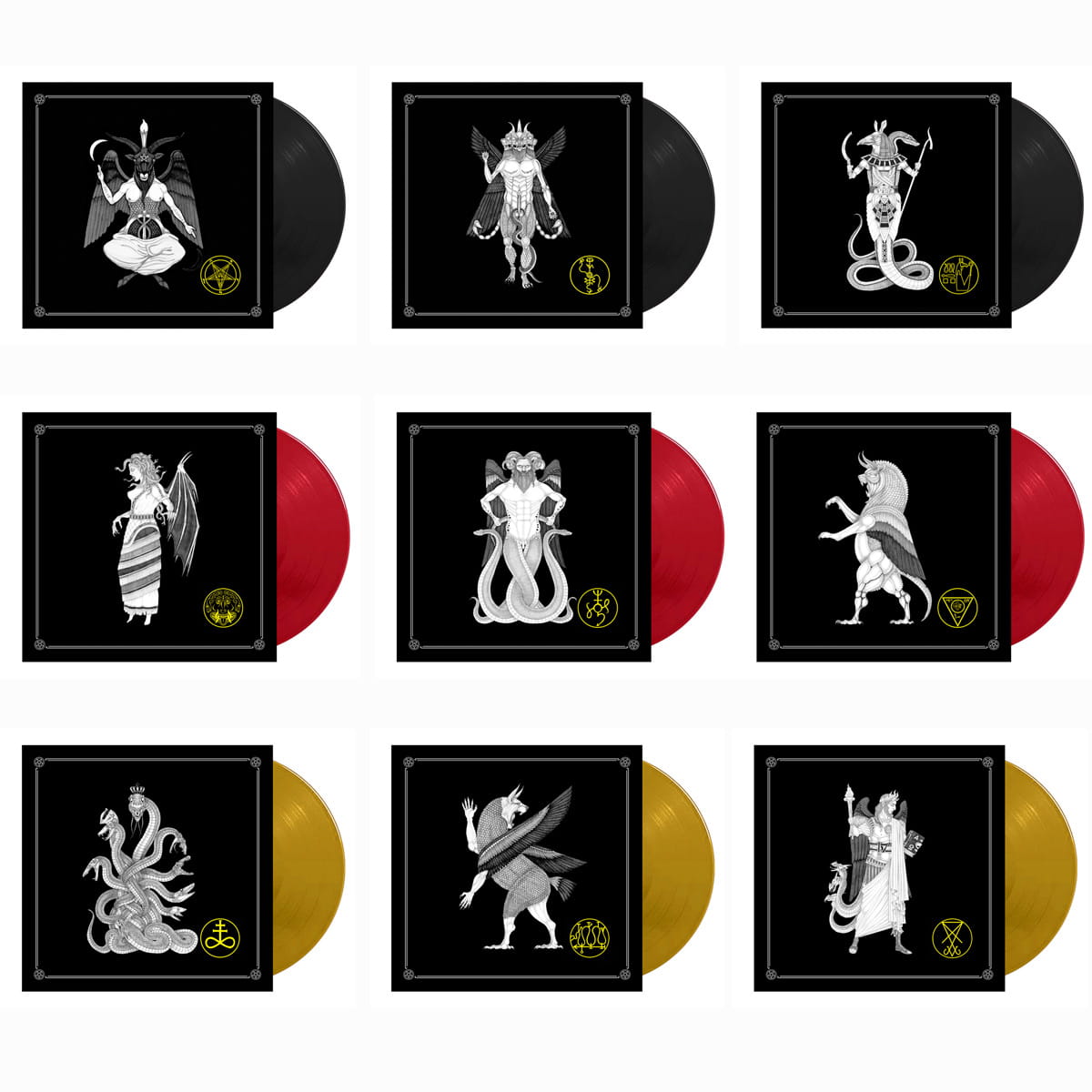 NECROMANTIA - Complete works 9 LP box