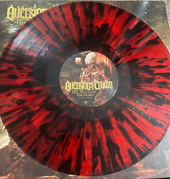 AVERSIONS CROWN - Hell will come for us all red black splatter