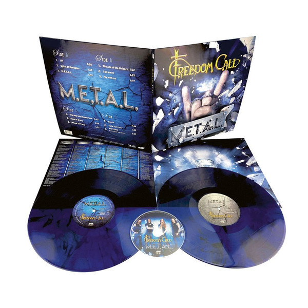 FREEDOM CALL - M.E.T.A.L. 2LP blue black marble