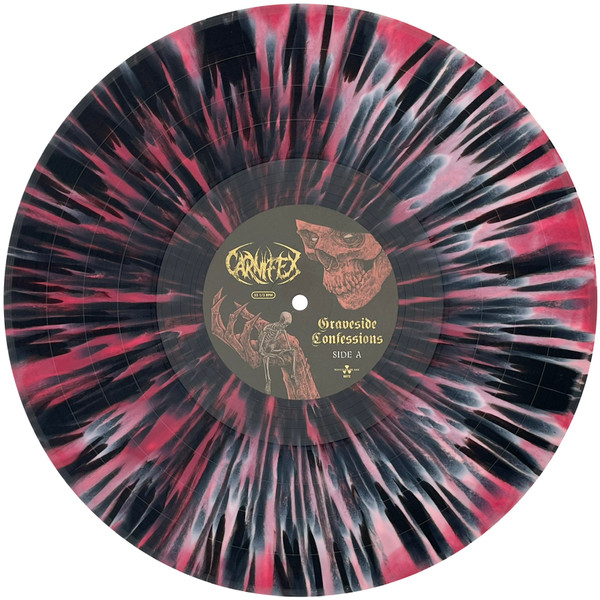CARNIFEX - Graveside confessions 2LP red a pink swirl with black splatter