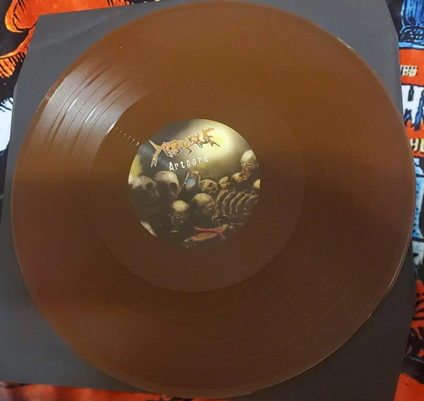 MORGUE - Artgore LP yellow brown swirl
