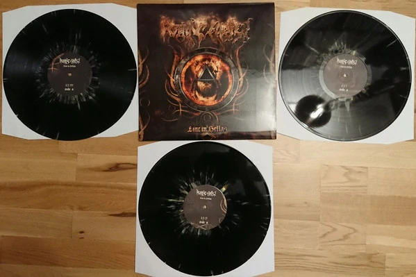 ROTTING CHRIST - Live in hellas LP splatter 2009 ltd 108/200