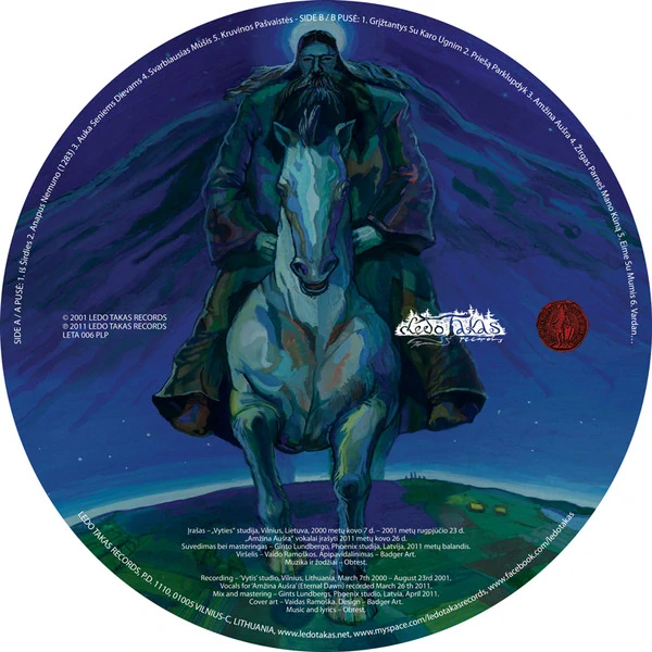 OBTEST - Auka seniems dievams LP picture