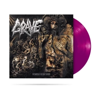 GRAVE - Fiendish regression LP transparent purple