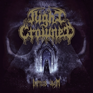 NIGHT CROWNED - Impius viam 2LP silver black splatter