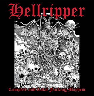 HELLRIPPER - Complete a total fucking mayhem LP white
