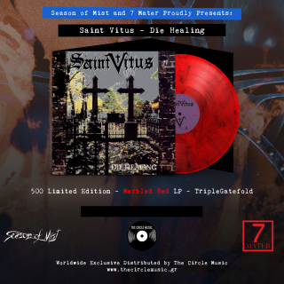 SAINT VITUS - Die healing Limited Marble Red Vinyl in Luxurious Triple Gatefold (500 copies)