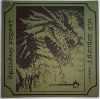 DRUADAN FOREST OLD SORCERY - Split LP olive green