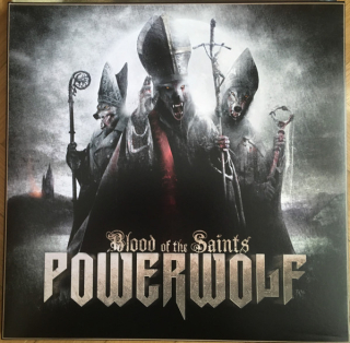 POWERWOLF - Blood of the saints LP red black marble 2020 ltd.300ks