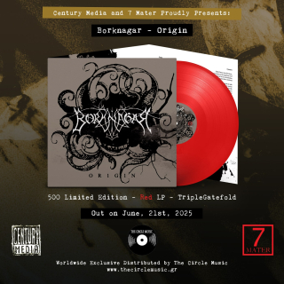 BORKNAGAR - Origin Red LP in Deluxe Triple Gatefold (Limited to 500 copies)