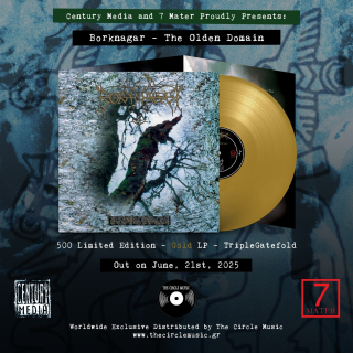 BORKNAGAR - The olden domain Gold LP in Deluxe Triple Gatefold (limited to 500 copies)